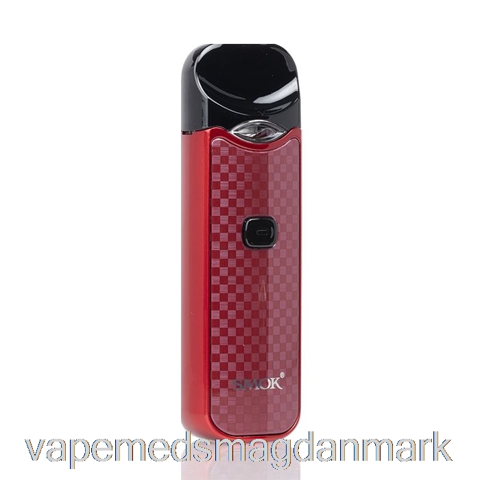 Vape Juice Smok Nord 15w Pod Kit Rød Kulfiber